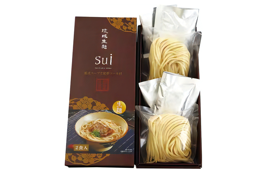 琉球生麺 Sui「厳選スープと軟骨ソーキ」 4食セット 沖縄 グルメ 琉球 生麺 厳選 スープ 軟骨ソーキ セット ご当地グルメ 沖縄料理 郷土料理 沖縄そば 麺 ソバ そば 蕎麦 ダシ だし 出汁 軟骨 ソーキ トッピング 特産品 お土産 沖縄県 糸満市