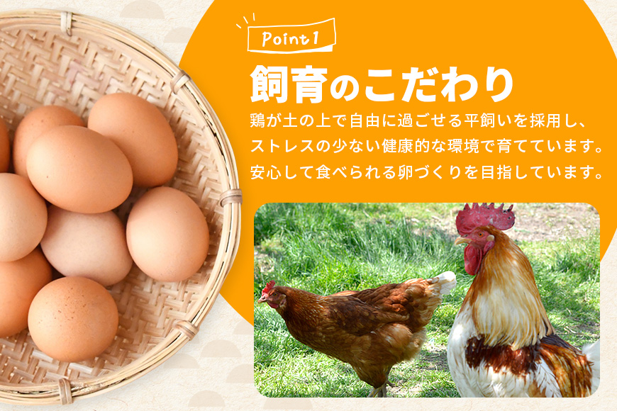 黄身がプリッ！沖縄の大自然が育んだ平飼い卵【ゆかりたまご】