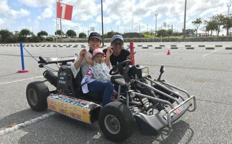 ＜体験＞沖縄初上陸のトライキー×ゴーカート　2名様（平和創造の森公園）
