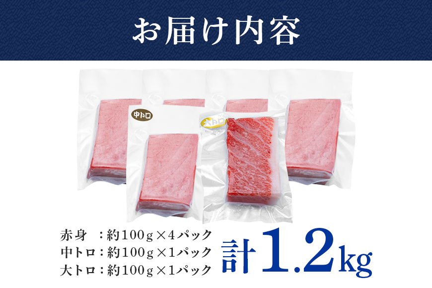 沖縄県産「旬の天然本マグロ」をお届け！天然本マグロセット 600g