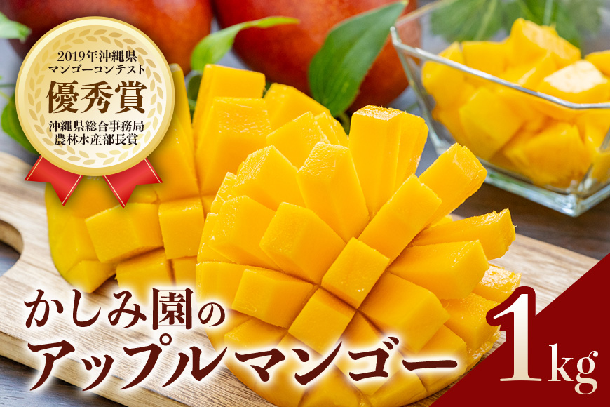 【2026年発送】優秀賞受賞のかしみ園アップルマンゴー1kg 18-5