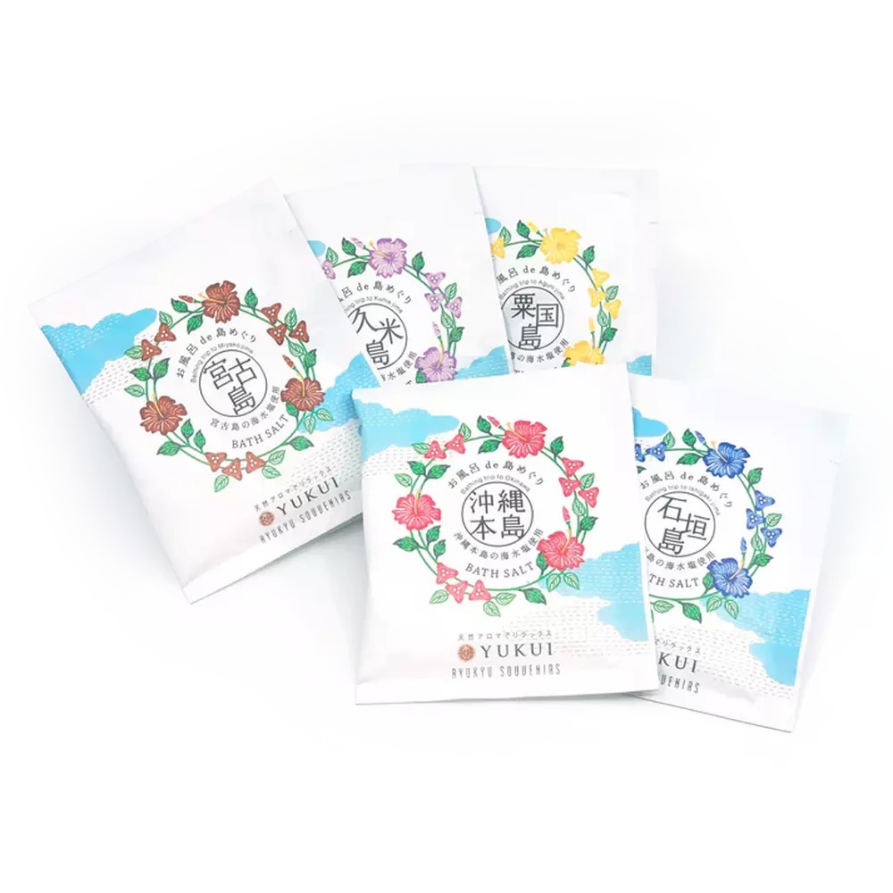 【ふるさと納税限定】 石鹸工房 ラ クッチーナの月桃とクチャの洗顔石鹸＆バスソルト (5種類) セット せっけん 石けん 入浴剤 保湿 沖縄市 / ベナスタス株式会社 [BCDE001]