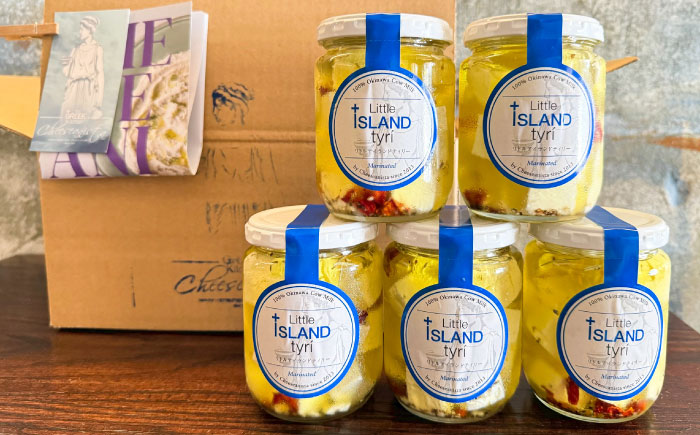 Cheeseanista チーザニスタ Little Island tyri リトルアイランドティリー (ギリシャ風マリネードチーズ 牛乳×3) 沖縄市 / Little GREEK Kitchen [BCAT001]