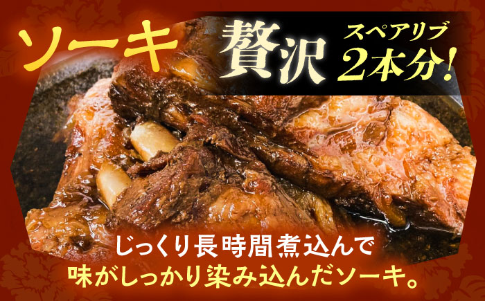 炙りソーキそば (2人前) 沖縄そば おきなわそば ソーキそば お土産 ギフト おすすめ 沖縄市 / みやんち STUDIO&COFFEE [BCCX005]