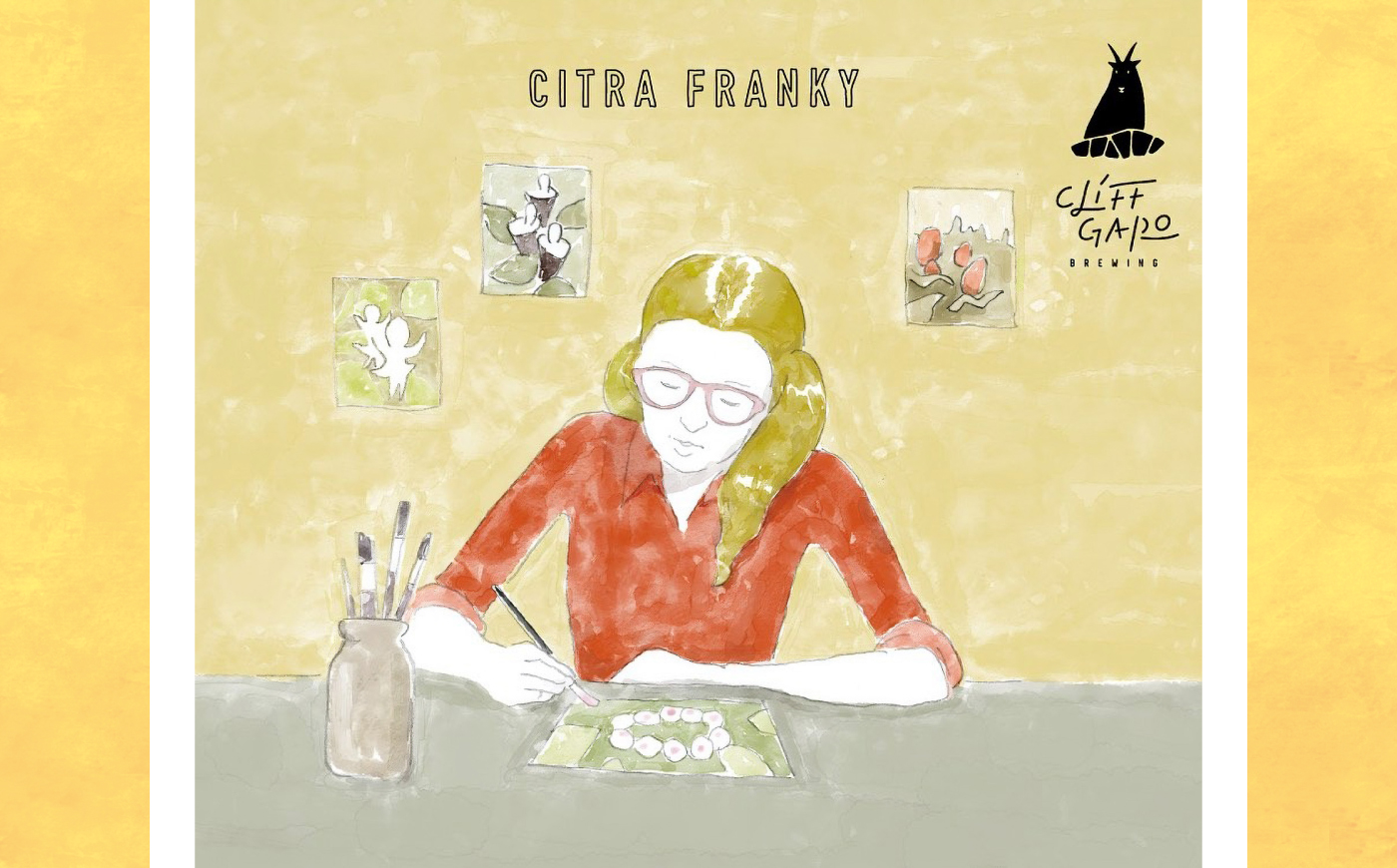 【全3回定期便】-CLIFF BEER- CITRA FRANKY  (ペールエール) 6本入り ビール クラフトビール 350ml 飲み比べ ギフト 沖縄市 / 株式会社クリフクラフト [BCDS010]