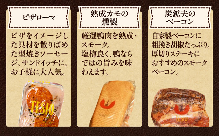 TESIOの自家製ハム＆ソーセージ 『感謝をカタチにBOX』 豚肉 ハム ソーセージ 小分け 真空パック 沖縄市 / TESIO [BCAD004]