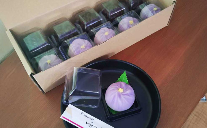 和菓子2種セット (練り切り・鹿の子 / 各5個) 沖縄市 / 和菓子屋 春風堂 [BCCL008] 冷凍