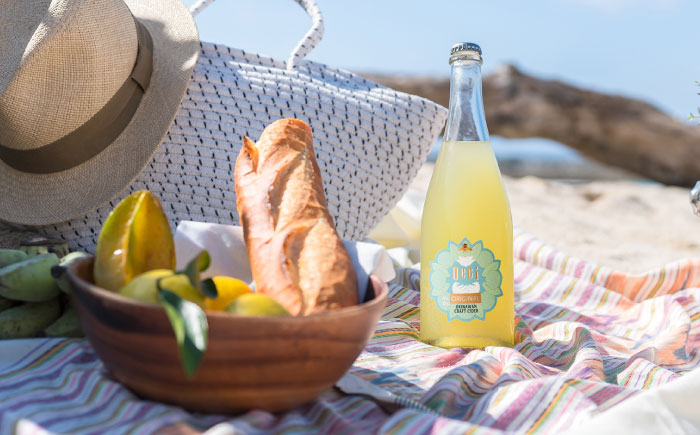 超微炭酸シークヮーサーワイン Occi ORIGINAL オッチオリジナル (720ml) スパークリングワイン シークワーサー サイダー ソーダ 炭酸 ギフト お取り寄せ クラフト 沖縄市 / オッチサイダリー株式会社 [BCDG001] 通常発送