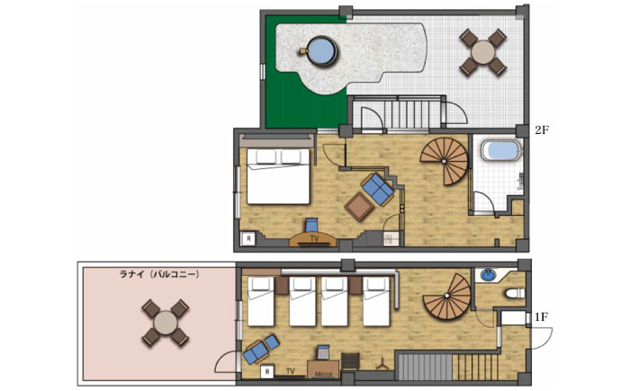 五右衛門メゾネット 1泊2日 宿泊券 (最大6名様/朝食付き) 未就学のお子様 添い寝無料 宿泊利用券 沖縄旅行 ホテル チケット ギフト 沖縄市 / ライカムファミリーリゾートホテル [BCEH004]