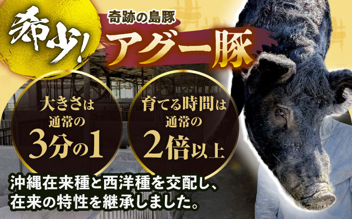 おにくの碧龍の「アグー豚しゃぶしゃぶ食べ比べ 600g (ばら・もも・かた 各200g)」  豚バラ 豚ロース スライス しゃぶしゃぶ 小分け 沖縄県産 沖縄市 / おにくの碧龍 [BCEO002]