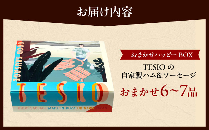 TESIOの自家製ハム＆ソーセージ 『おまかせハッピーBOX』 豚肉 ハム ソーセージ 小分け 真空パック 沖縄市 / TESIO [BCAD019]