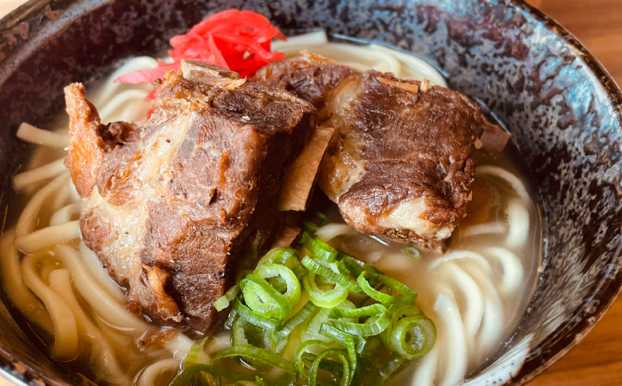 本ソーキそば (豚スペアリブ) 8食セット 沖縄そば おきなわそば ソーキそば お土産 ギフト おすすめ 年内発送 沖縄市 / だるまそば [BCAO006]