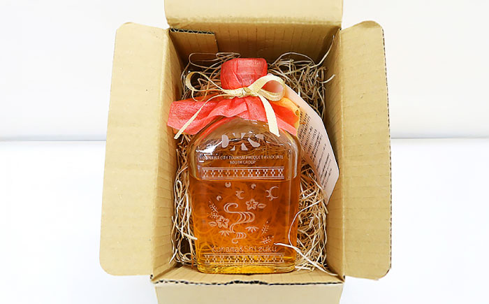 沖縄県産はちみつ 『みつしずく』 200ml (百花蜂蜜 / ミンサー柄ボトル入り) 蜂蜜 はちみつ ハチミツ 国産 ギフト 沖縄市 / 沖縄市観光物産センター夢プラザおきなわ [BCBE001] 常温