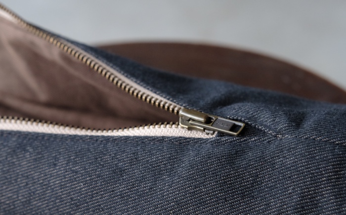 ヤシラミ花織 ワインバッグ 格子モダン (焦茶・濃オレンジ系織物) ボトルバッグ ワインケース ワインクーラー 保冷 おしゃれ 沖縄市 / FABRIC SHOP MINAMI [BCCS003-02]