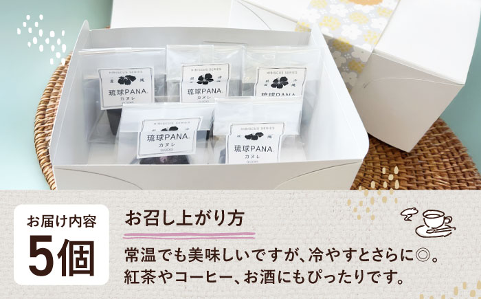 琉球PANA(R)米粉カヌレ 5個 スイーツ セット ギフト お菓子 グルテンフリー 沖縄市 10000円 / GLUCKS [BCDY001]