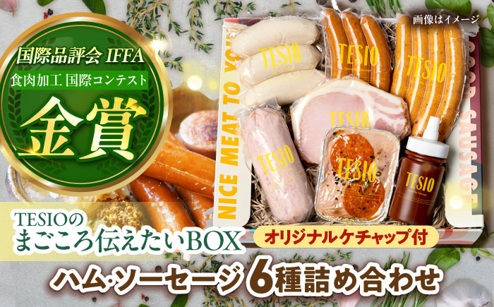 TESIOの自家製ハム＆ソーセージ 『まごころ伝えたいBOX』 豚肉 ハム ソーセージ 小分け 真空パック 沖縄市 / TESIO [BCAD003]