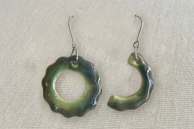 ゴーヤーのピアスorイヤリング 1連(MIX)｜ピアス イヤリング アクセサリー ゴーヤー セット 沖縄 沖縄県 豊見城市 送料無料(DD012)