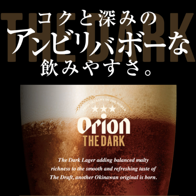 ≪3回定期便 オリオン ザ・ダーク 350ml × 24本 ≫ 24缶 24本 生ビール 地ビール 黒ビール オリオンビール 沖縄 豊見城市 母の日 父の日 ギフト お歳暮 お中元 贈り物 プレゼント おすすめ お酒 宅飲み 送料無料(DQ045)