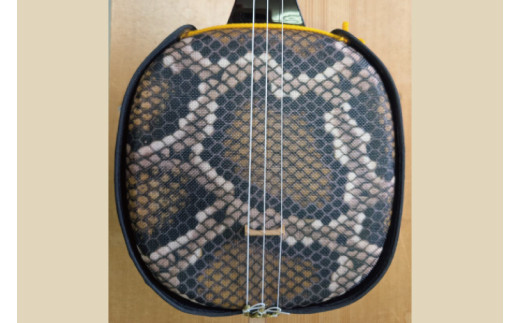 ★選べるレジンバチ★「三線工房ダイキ」南洋白木 人工張り三線セット｜三線 三線工房 沖縄 白木 セット 三線セット バチ レジンバチ 沖縄県 豊見城市(CU005)