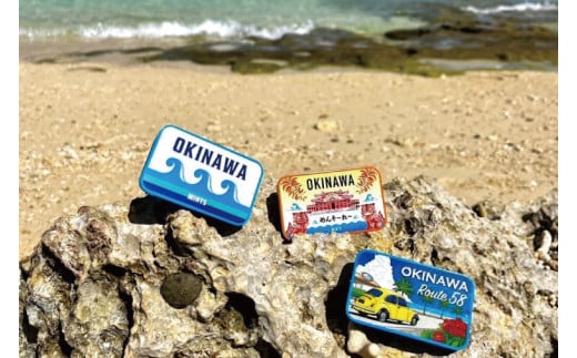 OKINAWAミント缶　9缶コンプリートセット｜沖縄 沖縄県 海 渡嘉敷島 座間味島 宮古島 首里城 石垣島 竹富島 ミント缶 ミント タブレット 沖縄限定 人気 定番 お土産 贈り物 ギフト セット 送料無料 沖縄県豊見城市 豊見城市(CP009)