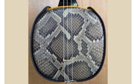 ★選べるレジンバチ★「三線工房ダイキ」南洋白木 蛇皮二重張り三線セット｜三線 三線工房 沖縄 蛇皮 白木 セット 三線セット バチ レジンバチ 沖縄県 豊見城市(CU006)