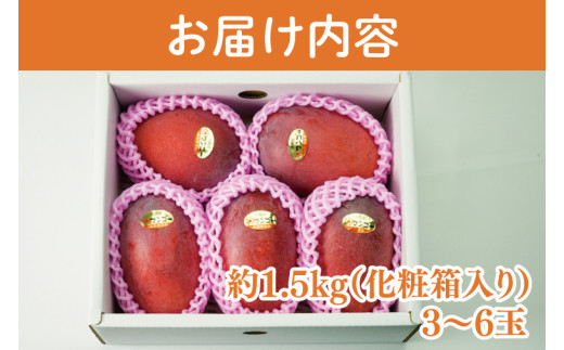 【2026年6月より順次発送】【訳あり】菜々色畑のアーウィンマンゴー 3～6玉(約1.5kg)【白箱】 ご家庭用｜マンゴー アーウィンマンゴー アーウィン フルーツ 果物 くだもの おきなわマンゴー おきなわ 沖縄県 豊見城市 家庭用(AE012)