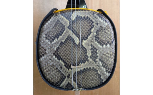 「三線工房ダイキ」南洋白木　蛇皮二重張り三線セット｜三線 沖縄 楽器 音楽 日本 セット 三線工房 沖縄三線 おきなわ 送料無料 豊見城市(CU002)