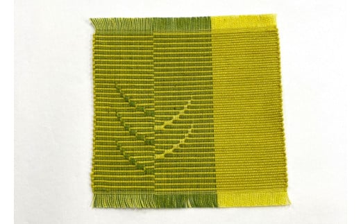 AI005　ウージ染め手織りコ―スターウージヌファ５枚セット