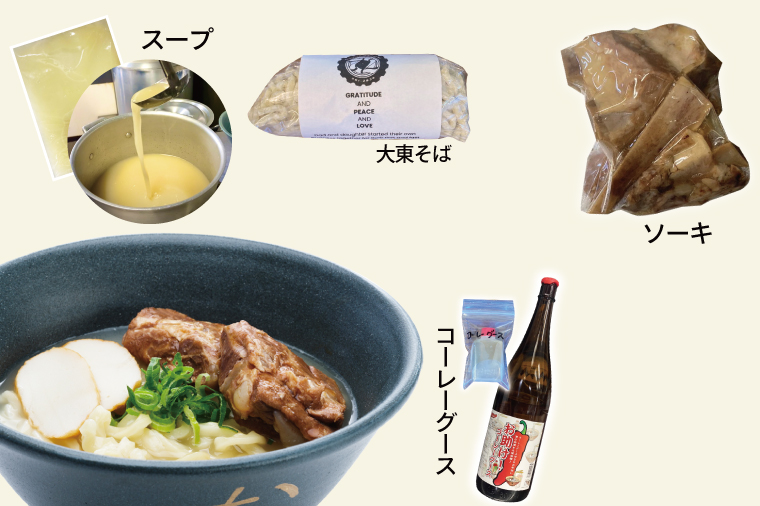 復刻版！元祖大東そばのソーキそば8食セット【Drive-in Nanachi（ドライブインナナチ）】(BU005-1)復刻版！元祖大東そばのソーキそば8食セット【Drive-in Nanachi（ドライブインナナチ）】(BU005-1)