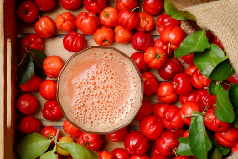 アセロラ100 ストレート100%ジュース(500ml×6本)｜アセロラ フルーツ 果物 くだもの アセロラジュース ジュース フルーツジュース ストレート 果汁 沖縄県 おきなわ 豊見城市(AD002-1)