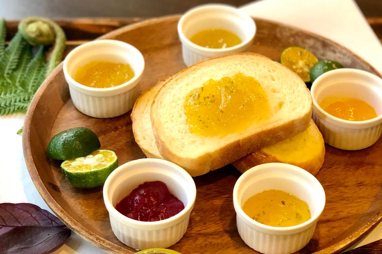 贅沢ジャム工房4種セット｜ジャム フルーツジャム フルーツ 贅沢 シークワーサー シークヮーサー 紅いも たんかん パイナップル ギフト 贈り物 セット 沖縄県 沖縄 豊見城市 おきなわ(AD005)