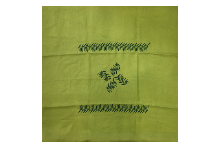 ウージ染め大判風呂敷｜風呂敷 ウージ染め ウージ 染物 テーブルクロス さとうきび 沖縄 伝統 沖縄県 豊見城市(AI024)