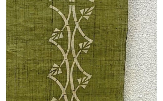 AI013　ウージ染めタペストリー（ウージの穂）