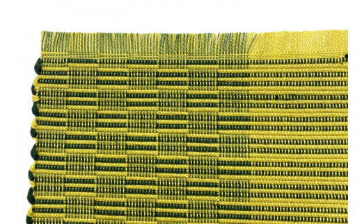 AI009　ウージ染め手織りコースターヤシラミ織り2枚セット