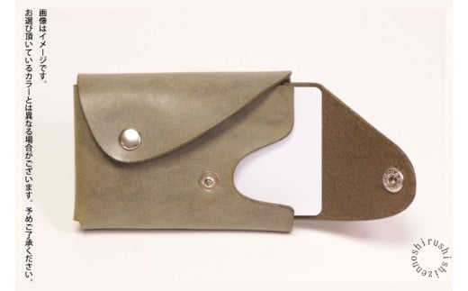 BR020　mini Litos ミニリトス 小銭が取りやすい　ミニ財布 (ワックスブルー) 牛革