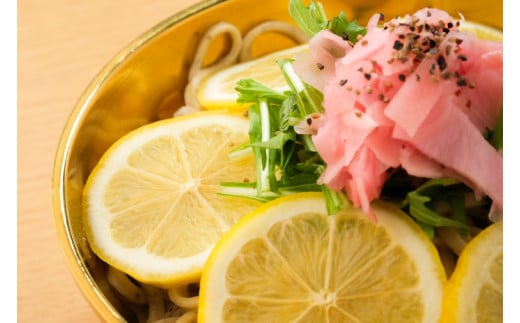 冷しレモンそば 3食入り｜沖縄そば そば 冷やしレモンそば レモン 真空 冷凍 沖縄 沖縄県 豊見城市(AY002)