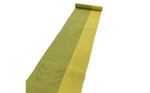 AI014　ウージ染め手織りテーブルランナーグーシ織り