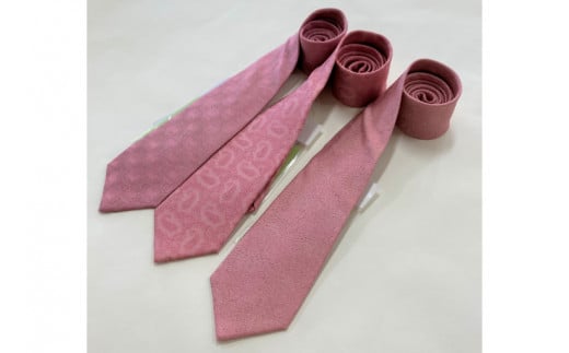AI004　ウージ染め花穂ネクタイ