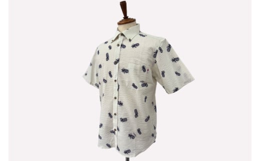 【Coconut Juice】 かりゆしウェア Clear Vision(27)【カラー：アイボリー、サイズ：M】｜かりゆし 服 衣服 沖縄 かりゆしウェア おきなわ 沖縄県 豊見城市(CB014)