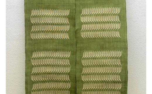 AI012　ウージ染めのれん（ザワワ）