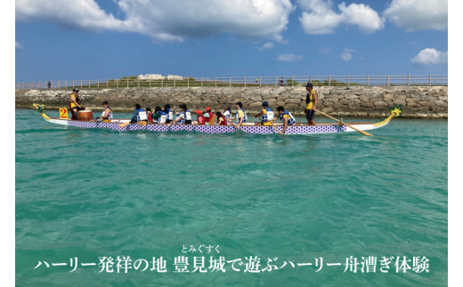 BQ001　ハーリー 船漕ぎ体験｜ハーリー 船漕ぎ 沖縄 沖縄県 体験 発祥の地 豊見城市 豊見城 とみぐすく 8名 船漕ぎ体験 ドラゴンボート 競漕 豊漁 航海 安全