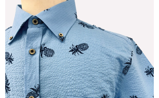 【Coconut Juice】 かりゆしウェア Clear Vision(27)【カラー：ライトブルー、サイズ：M】｜かりゆし 服 衣服 沖縄 かりゆしウェア おきなわ 沖縄県 豊見城市(CB020)