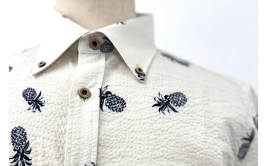 【Coconut Juice】 かりゆしウェア Clear Vision(27)【カラー：アイボリー、サイズ：M】｜かりゆし 服 衣服 沖縄 かりゆしウェア おきなわ 沖縄県 豊見城市(CB014)