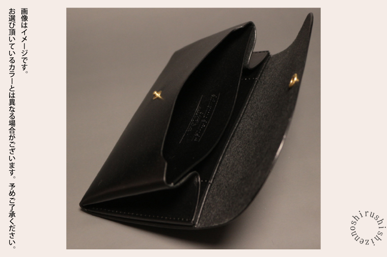 comet Long コンパクトな長財布 (ワックスカーキ) 牛革(BR011-1)