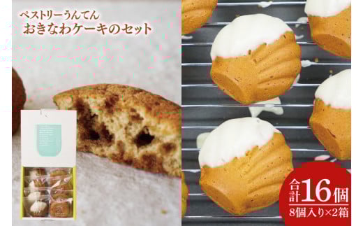 BN001-1　【ペストリーうんてん】おきなわケーキのセット 8個入り×2