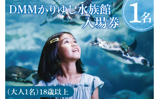 「DMMかりゆし水族館」入場券 大人1名(18歳以上)｜水族館 入場券 チケット 旅行 観光 沖縄旅行 沖縄 おきなわ 豊見城市(DG001)