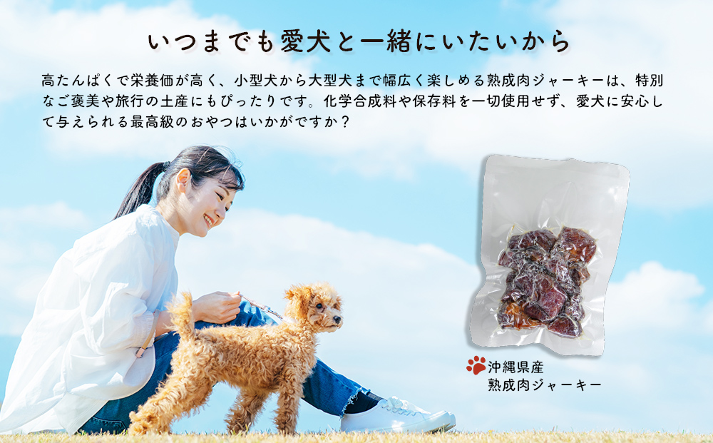 ドッグフード 熟成肉ジャーキー 3袋入り