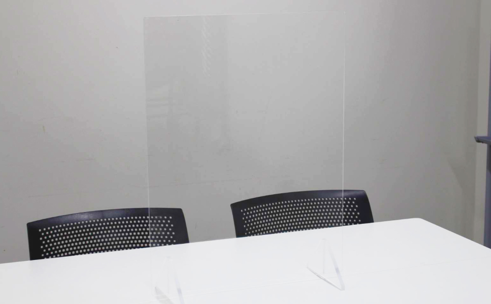 飛沫防止パーテーションパネル　窓なしタイプ