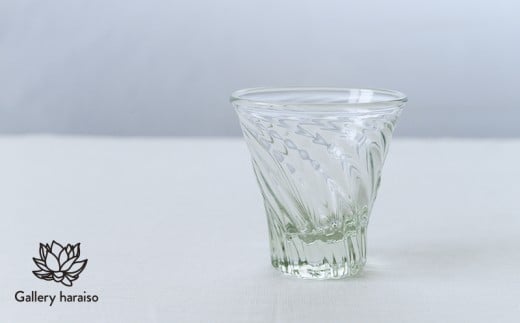 【琉球ガラス】レデューサーショート広口グラス・ペア【クリア】