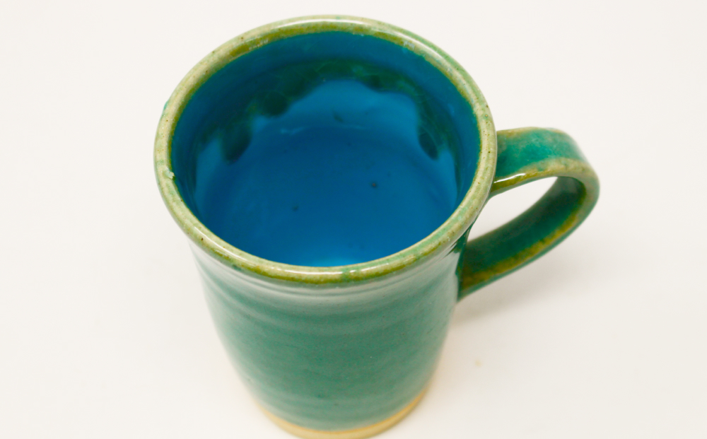 【琉球太田焼窯元】エメラルドの海＜マグカップ＞
